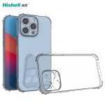 iPhone 14 Pro Max Mobile Phone Cases Military Shockproof Clear Transparent TPU Yellow-proof Soft Phone Cover