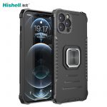 iPhone 14 Pro Mobile Phone Cases With Ring Holder Fully Protection Aluminum Alloy TPU Armor Cell Phone Cover