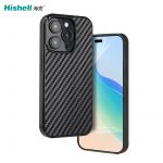 iPhone 14 Pro Max Mobile Phone Case Fully Shockproof Anti-Scratch Real Carbon Fiber Cell Phone Cover
