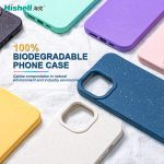 iPhone 14 Pro Max Mobile Phone Cases Eco-friendly Wheat Degradable 100% Biodegradable Shockproof Cell Phone Cover