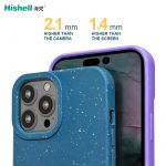 iPhone 14 Pro Mobile Phone Cases Wheat Degradable Shockproof Slim Light Eco-friendly Multi-color Cell Phone Cover