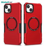 iPhone 14 Mobile Phone Cases PC TPU Armor Shockproof Multiple Color Magsafe Cell Phone Cover