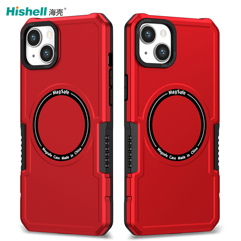 iPhone 14 Mobile Phone Cases PC TPU Armor Shockproof Multiple Color Magsafe Cell Phone Cover