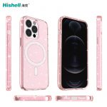 iPhone 14 Mobile Phone Cases Fully Protective Shinny Clear PC Magsafe Terminator Shockproof Cell Phone Cover